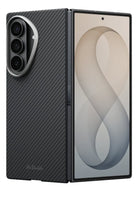 Galaxy Z Fold8 Ultra Siyah Gri Aramid Fiber Kılıf | Magsafe Uyumlu Ultra İNce