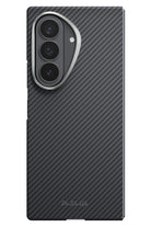 Galaxy Z Fold8 Ultra Siyah Gri Aramid Fiber Kılıf | Magsafe Uyumlu Ultra İNce
