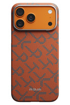 Ptk Leaping Magsafe Uyumlu Iphone 17 Pro Kılıf Blue Orange