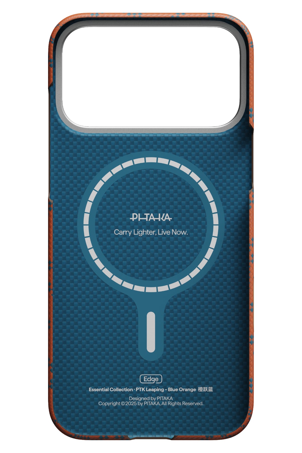 Ptk Leaping Magsafe Uyumlu Iphone 17 Pro Kılıf Blue Orange