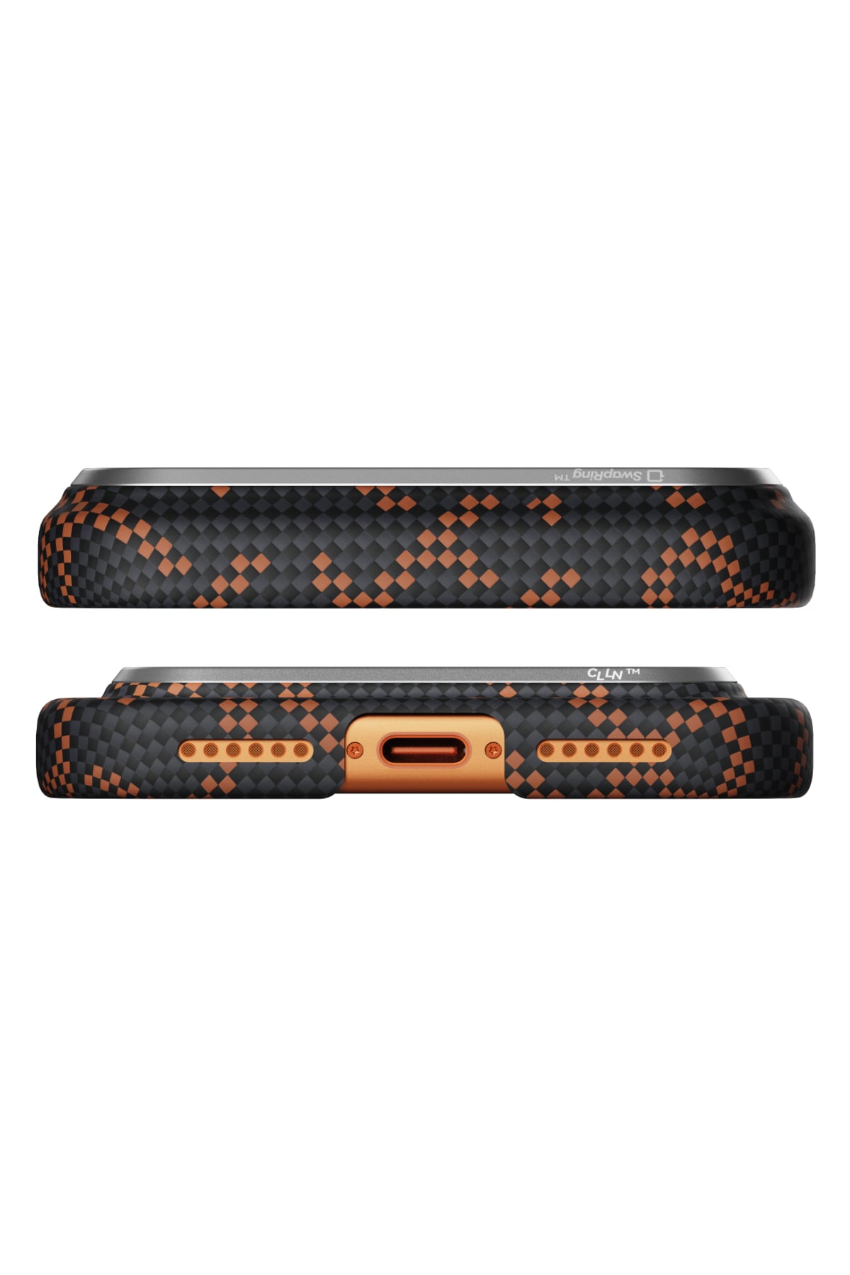 Ptk Leaping Magsafe Uyumlu Iphone 17 Pro Max Kılıf Orange Black