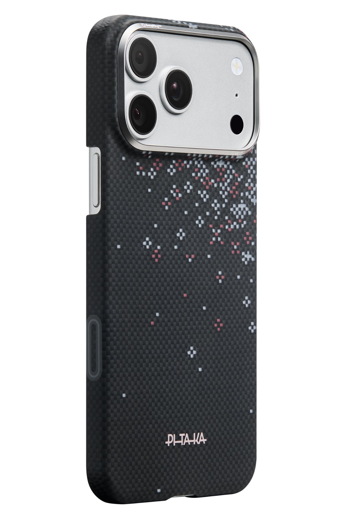 Sakura Hours Iphone 17 Pro Magsafe Uyumlu Aramid Fiber Kılıf Midnight Black