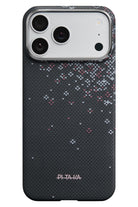 Sakura Hours Iphone 17 Pro Max Magsafe Uyumlu Aramid Fiber Kılıf Midnight Black