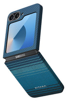 Tactile Woven Galaxy Z Flip 6 Magsafe Uyumlu Aramid Fiber Kılıf Moonrise