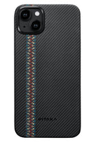 Tactile Woven Iphone 15 Plus Magsafe Uyumlu 600D Aramid Fiber Kılıf Rhapsody