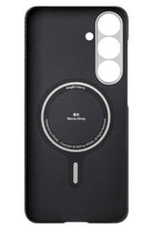 Ultra Slim Galaxy S25 Kılıf Magsafe Uyumlu 600D Aramid Fiber Black-Grey Twill