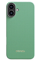 Ultra Slim Iphone 16 Magsafe Uyumlu Aramid Fiber Kılıf Forest Green