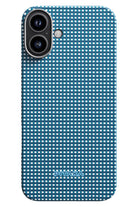 Ultra Slim Iphone 16 Magsafe Uyumlu Aramid Fiber Kılıf Ocean Blue