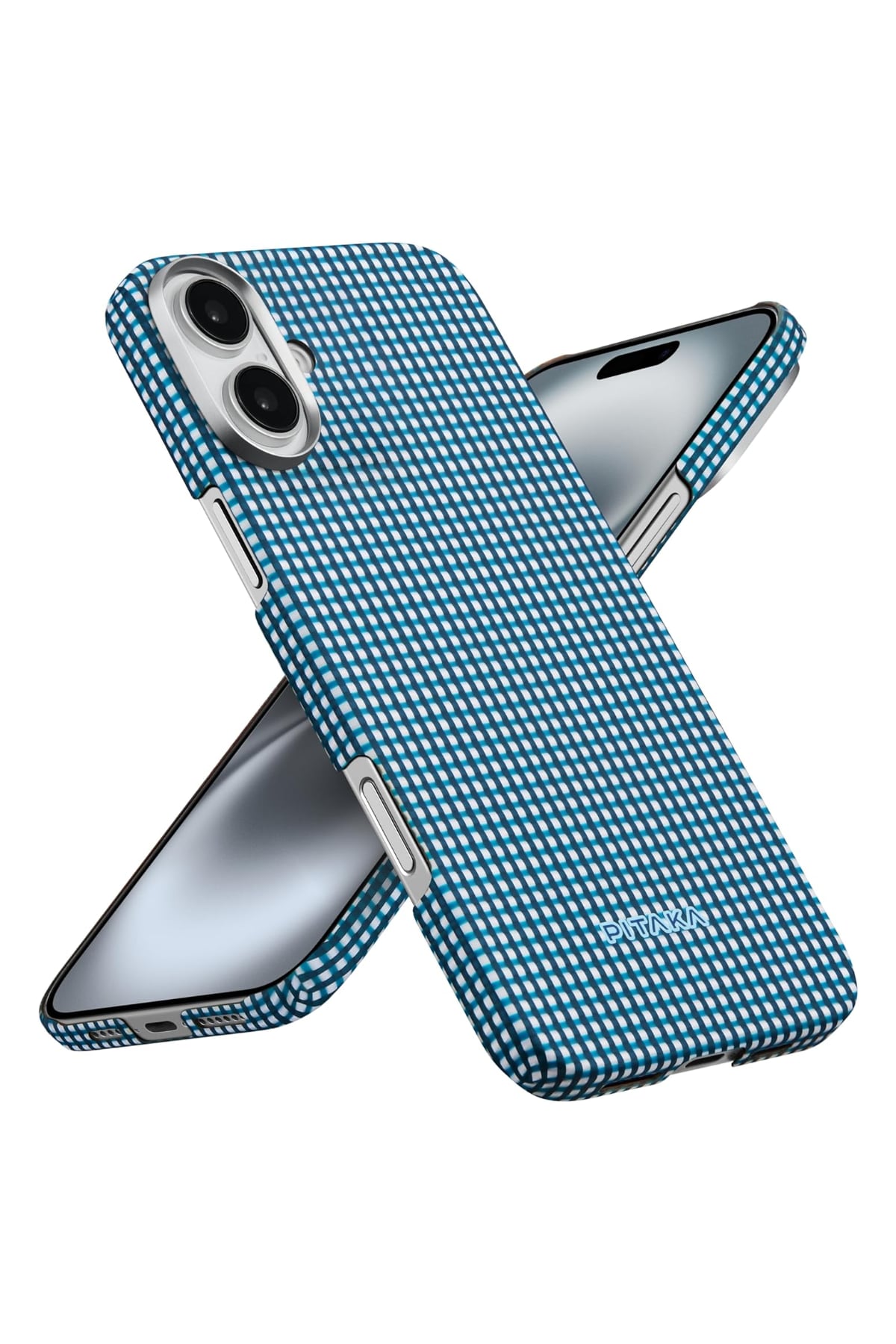 Ultra Slim Iphone 16 Plus Magsafe Uyumlu Aramid Fiber Kılıf Ocean Blue