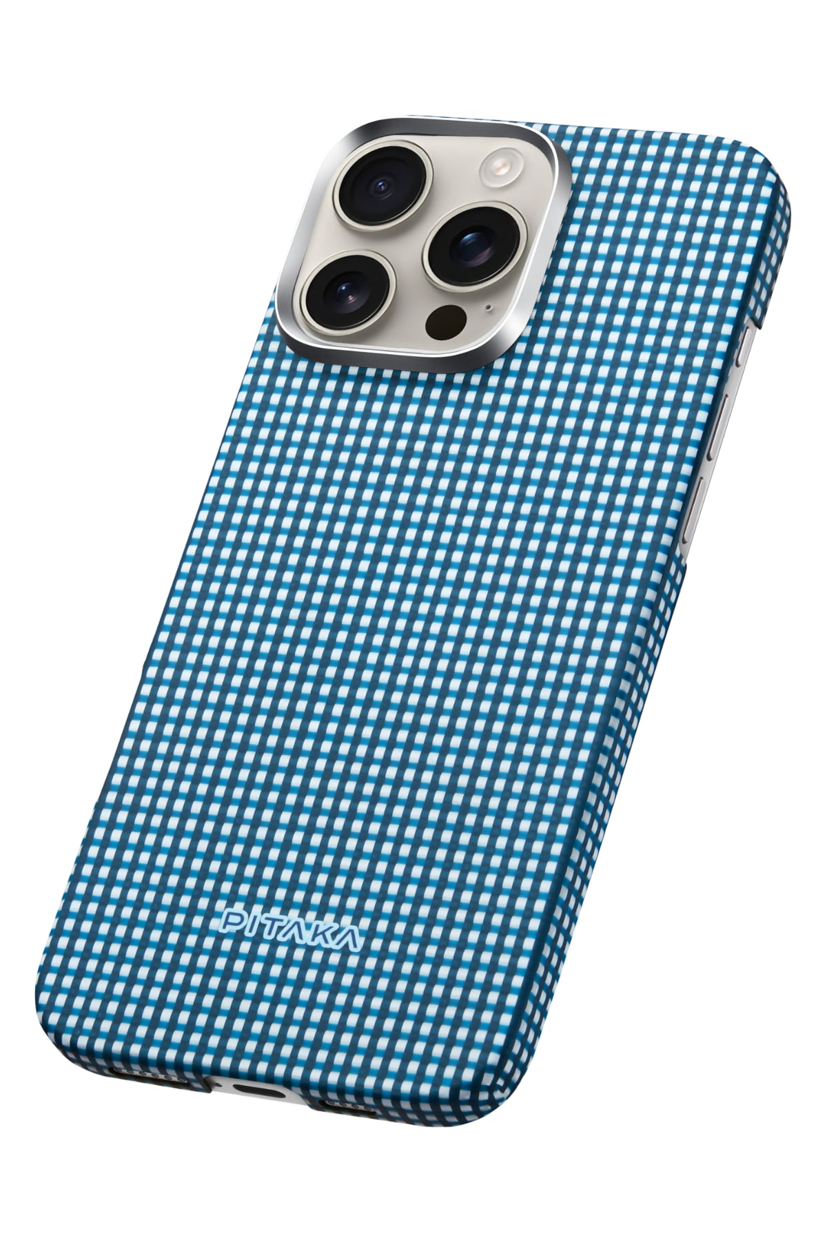 Ultra Slim Iphone 16 Pro Max Magsafe Uyumlu Aramid Fiber Kılıf Ocean Blue