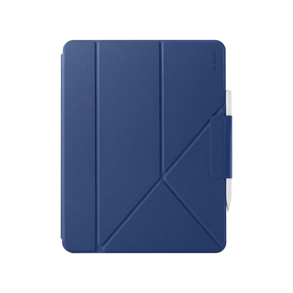 iPad Pro 11 M5 / M4 Uyumlu Kalem Bölmeli Standlı Folio Kılıf, Gece Mavisi