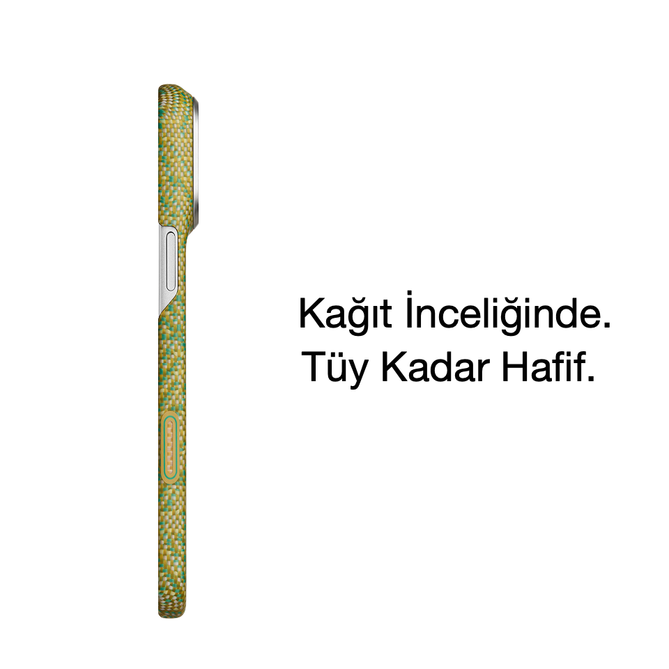 Iphone 18 Pro Max Karbon Kılıf Magsafe Uyumlu Aramid Fiber - Edge Surging Awn
