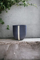 Plant In Da House-Stoneware Seramik Saksı - Ill-Dekoratif Saksı-1-Milagron.com