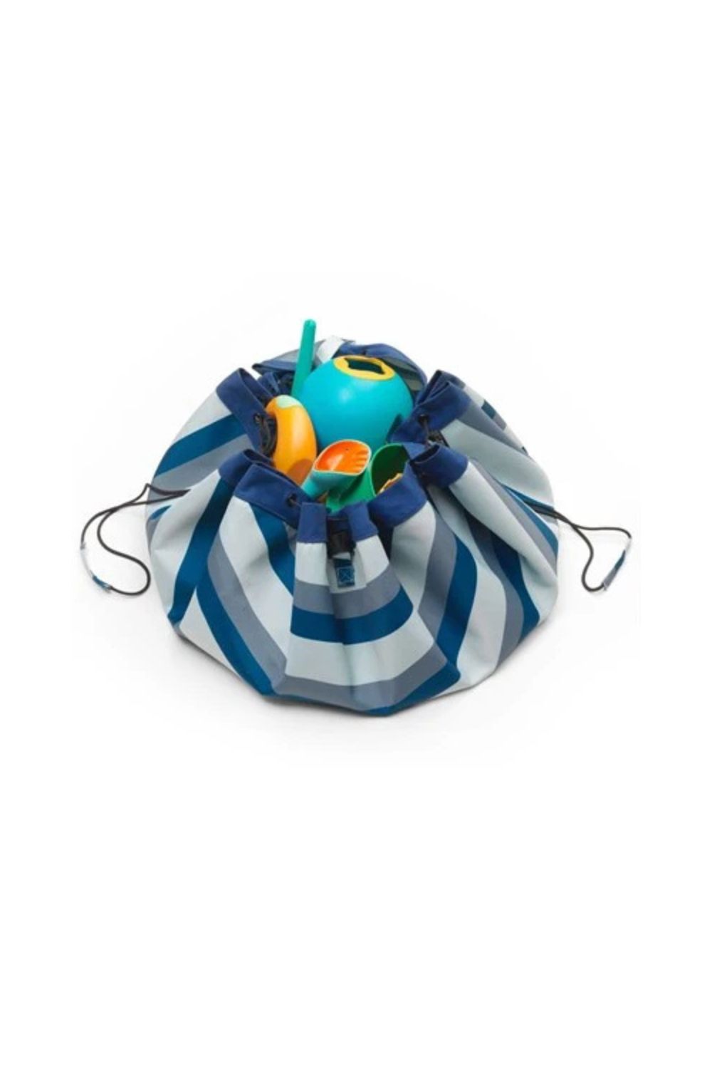 Play & Go Oyun Matı Ve Oyuncak Çantası - Outdoor Green Stripes - 1