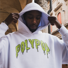 Polypop Beyaz Polypop Unisex Hoodie