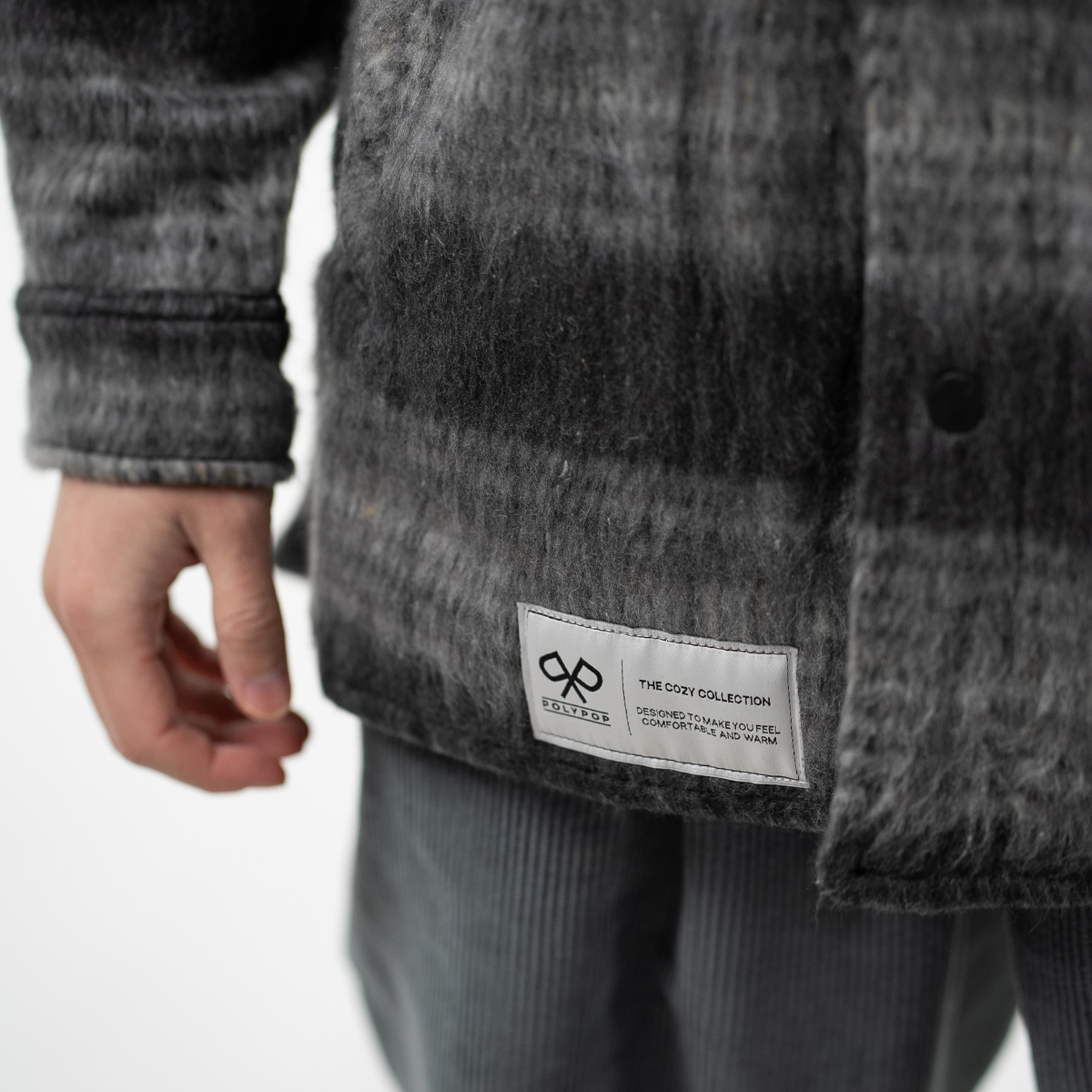 Polypop Concrete Ceket Gri Unisex