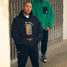 Polypop Juice Siyah Unisex Hoodie