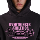 Polypop Overthinker Siyah Unisex Hoodie