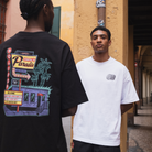Polypop Portal To Paradise Siyah Unisex T-Shirt