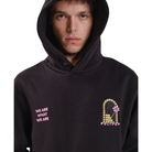 Polypop Stairway Siyah Unisex Hoodie