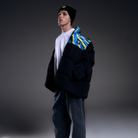 Polypop Tigra Puffer Mont Siyah Unisex