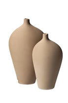 Ponet Maison-Athena 2'li Çömlek Rengi Seramik Vazo-Vazo-1-Milagron.com