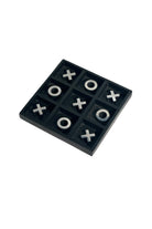 Ponet Maison-Siyah Ahşap Gümüş Detaylı Xox Dekoratif Tabla-Biblo-1-Milagron.com