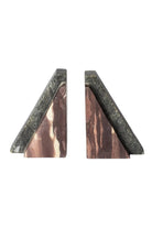 Ponet Maison-Siyah Kahve Mermer Kitap Tutucu-Biblo-1-Milagron.com