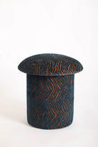 Posto Studio-Turquoise Tiger Puf-Puf-1-Milagron.com