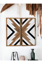 Postotto Design Studio-İkili Ahşap Dilim Tablo-Tablo-2-Milagron.com