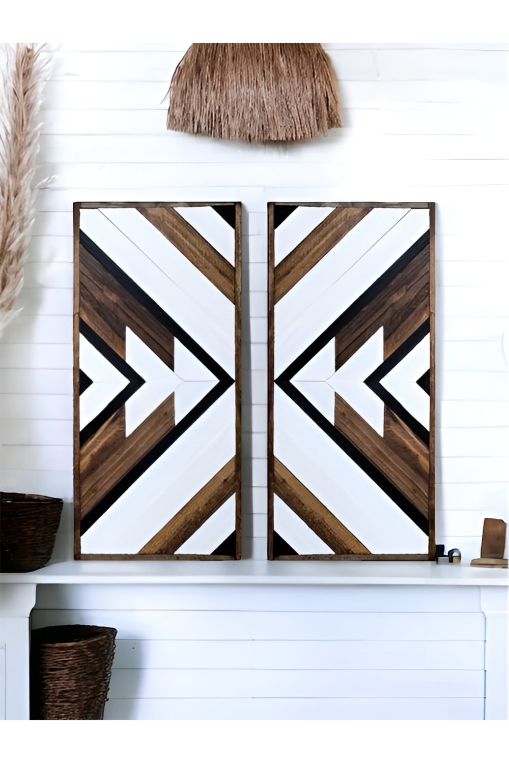 Postotto Design Studio-Paralel Zaman Ahşap Tablo/pano-Tablo-1-Milagron.com