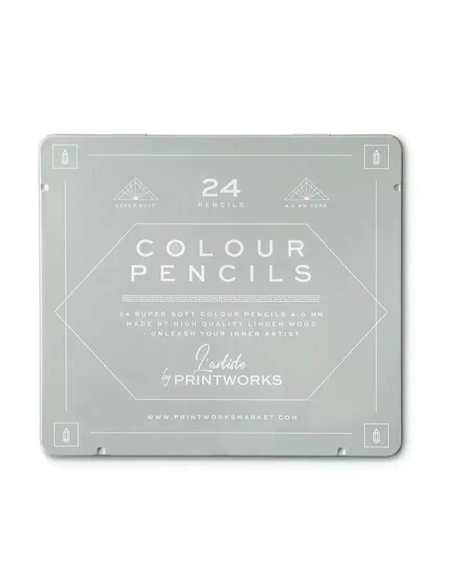 Printworks-24 Colours Renkli çizim Kalem Seti-Çizim Kalemleri-2-Milagron.com