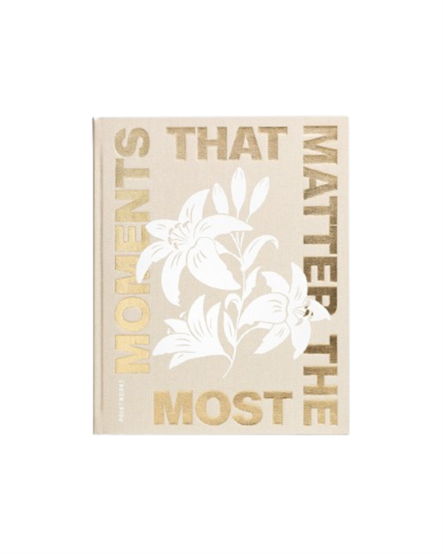 Printworks-Printworks Fotoğraf Albümü Moments That Matters The Most Bej-Fotoğraf Albümü-1-Milagron.com