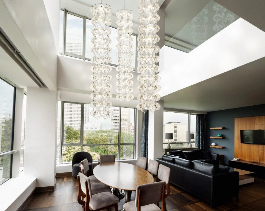 High Tower 72L Sarkit Şeffaf Ø40X190 Cm Led Di̇yot 6500K