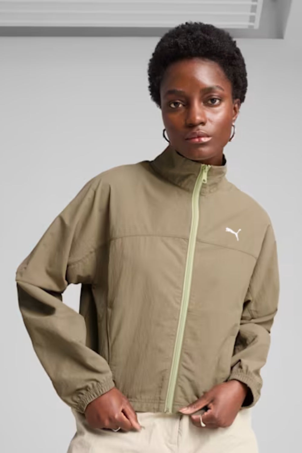 Puma Dare To Oversized Zip-Off Woven Jacket V Sweatshirts