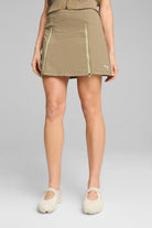 Puma-Dare To Zip-Off Woven Skirt Velvet Moss-Etek-3-Milagron.com