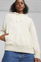 Puma-INFUSE Relaxed Hoodie TR-Alpine Snow-Sweatshirts & Hoodies-1-Milagron.com