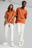 Puma-MMQ Fast Green T7 Polo Bombay Brown-T-Shirts-1-Milagron.com