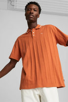 Puma-MMQ Fast Green T7 Polo Bombay Brown-T-Shirts-2-Milagron.com