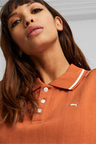 Puma-MMQ Fast Green T7 Polo Bombay Brown-T-Shirts-4-Milagron.com