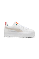 Puma-Mayze Lth Wn s PUMA White Flame Flicker-Sneakers-1-Milagron.com