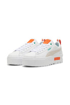 Puma-Mayze Lth Wn s PUMA White Flame Flicker-Sneakers-3-Milagron.com