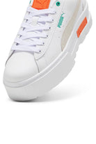Puma-Mayze Lth Wn s PUMA White Flame Flicker-Sneakers-5-Milagron.com