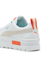 Puma-Mayze Lth Wn s PUMA White Flame Flicker-Sneakers-6-Milagron.com