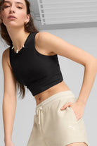 Puma-PREMIUM ESS A-Line Shorts 4 Jacquard Alpine Snow-Şort-5-Milagron.com