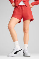 Puma-PREMIUM ESS A-Line Shorts 4 Jacquard Red-Şort-3-Milagron.com