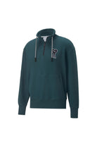 Puma-PUMA x AMI Half-Zip Sweatshirt Varsity Green-Sweatshirts & Hoodies-1-Milagron.com