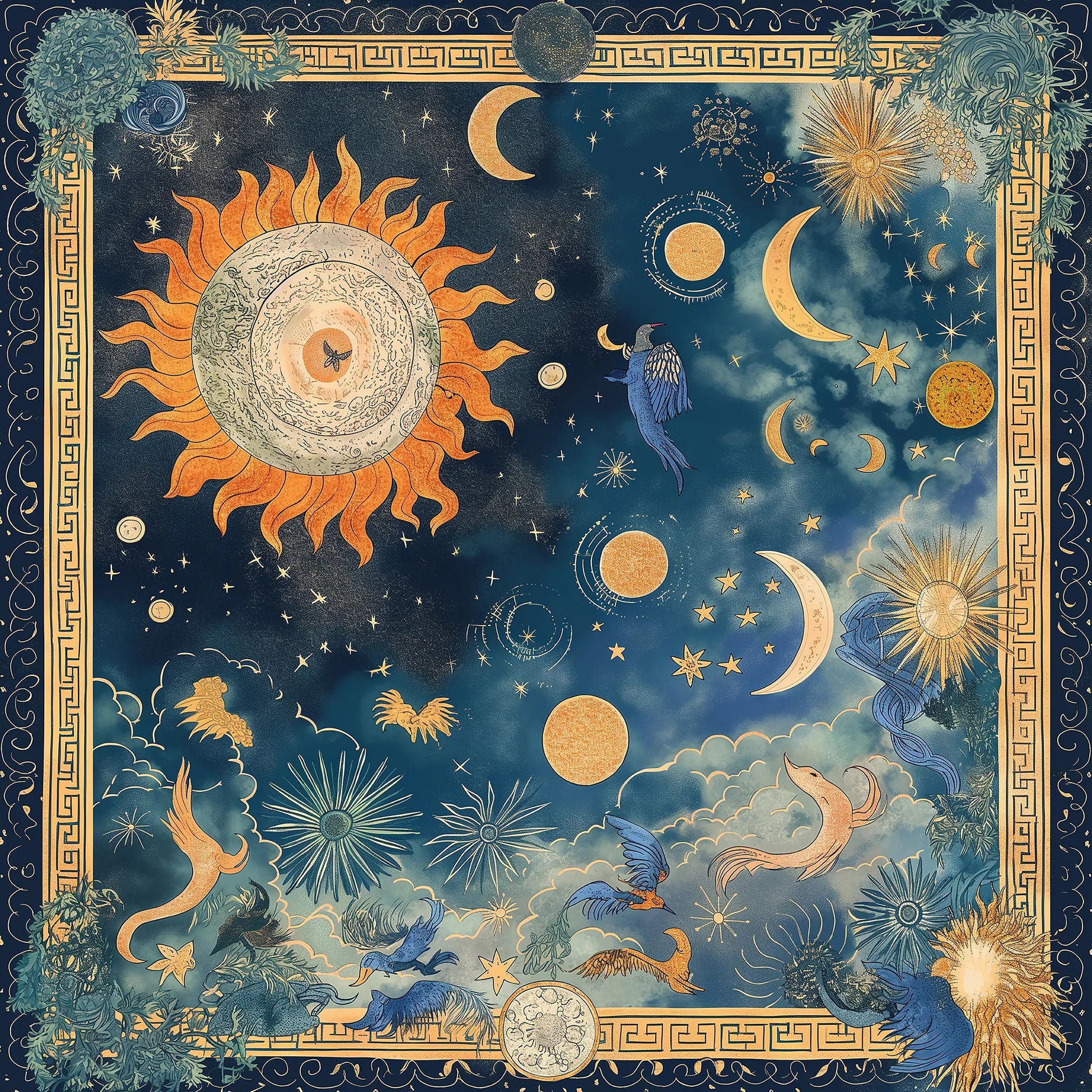 Aether Current İpek Fular 