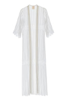 Pure Paris-Aimee Fransız Dantel Sabahlık - Ekru-Sabahlık-3-Milagron.com