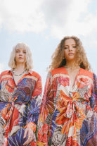 Pure Paris-Blooming Garden Gömlek Elbise-Elbise-5-Milagron.com